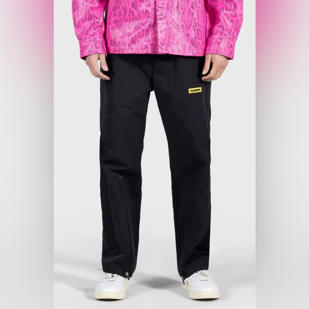 Pleasures Gaze Zip Hem Track Pants - size XL
